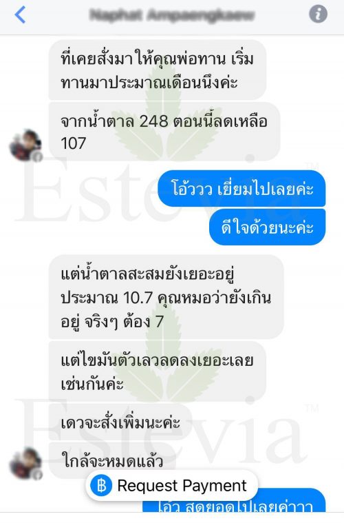 น้ำตาลลดลง ไขมันเลว ลดลงเยอะ จะสั่งเพิ่ม