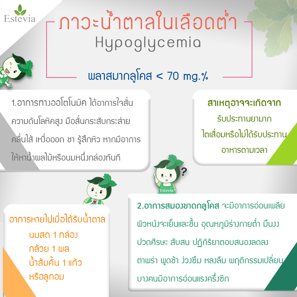 น้ำตาลในเลือดต่ำ