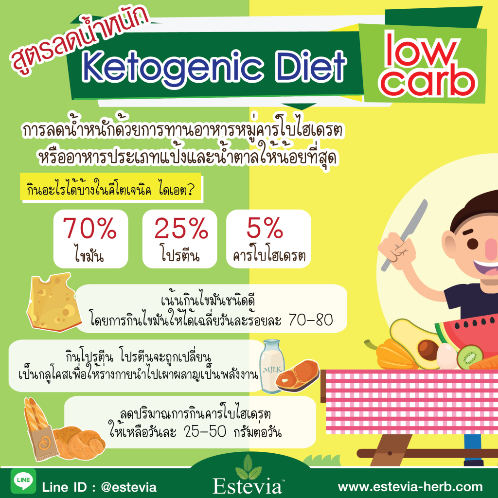 คีโตเจนิคไดเอต-Low carb Estevia